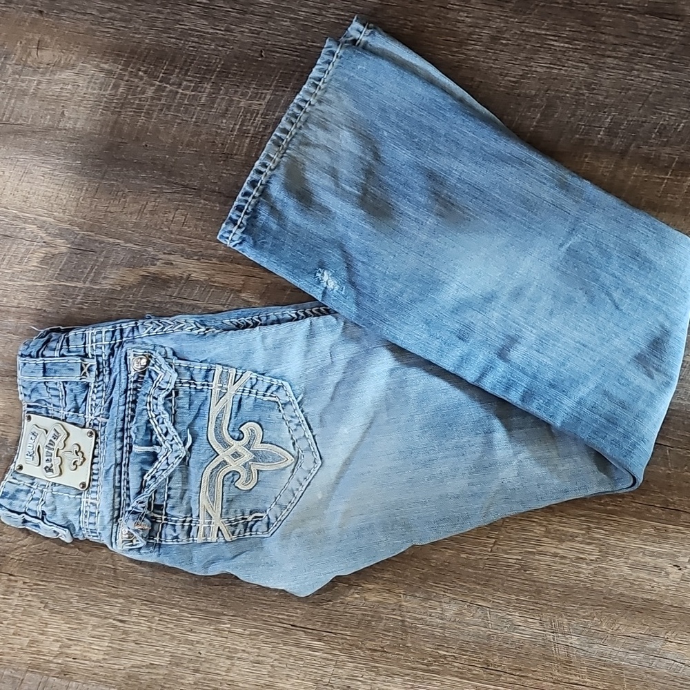 Rock Revival Light Blue Boot Cut Jeans